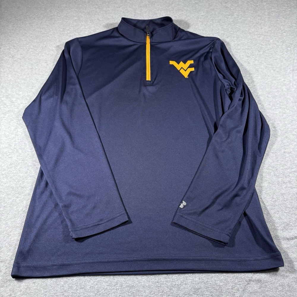 Russell College NCAA West Virginia Men's Jacket Long Sleeve Outdoor Size Medium